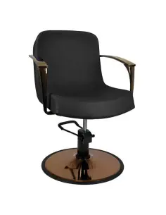 Fauteuil de coiffure bolonia cuivre noir