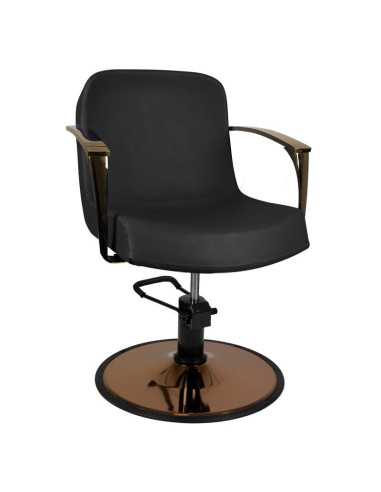 Fauteuil de coiffure bolonia cuivre noir {attributes}