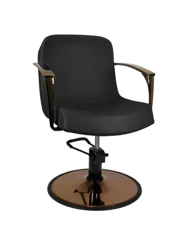 Styling stoel bolonia koper zwart 