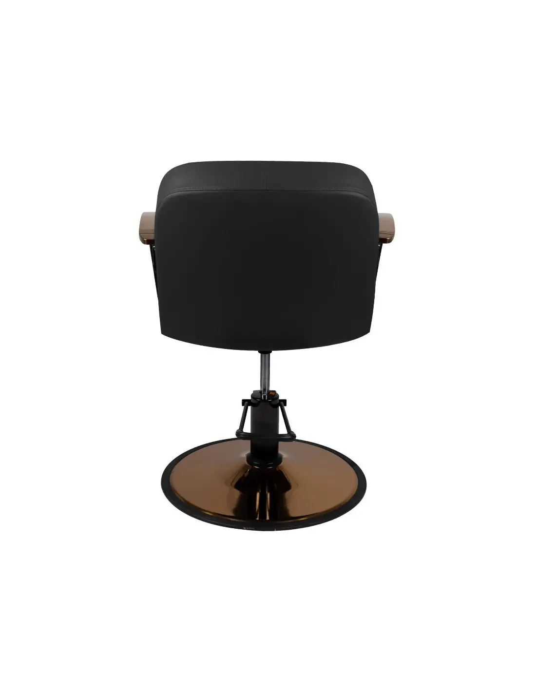 Bolonia black copper hairdressing chair {attributes}
