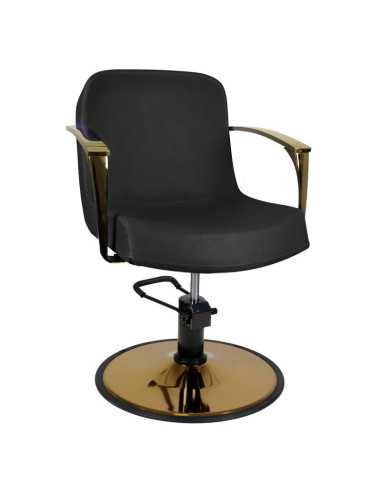Fauteuil de coiffure bolonia gold noir {attributes}