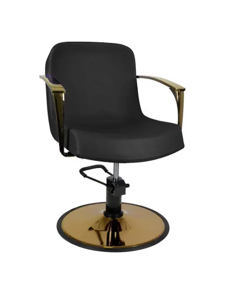 FAUTEUIL DE COIFFURE BOLONIA GOLD NOIR 