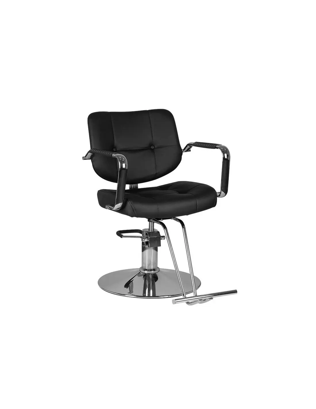 Vigo black hairdressing chair {attributes}