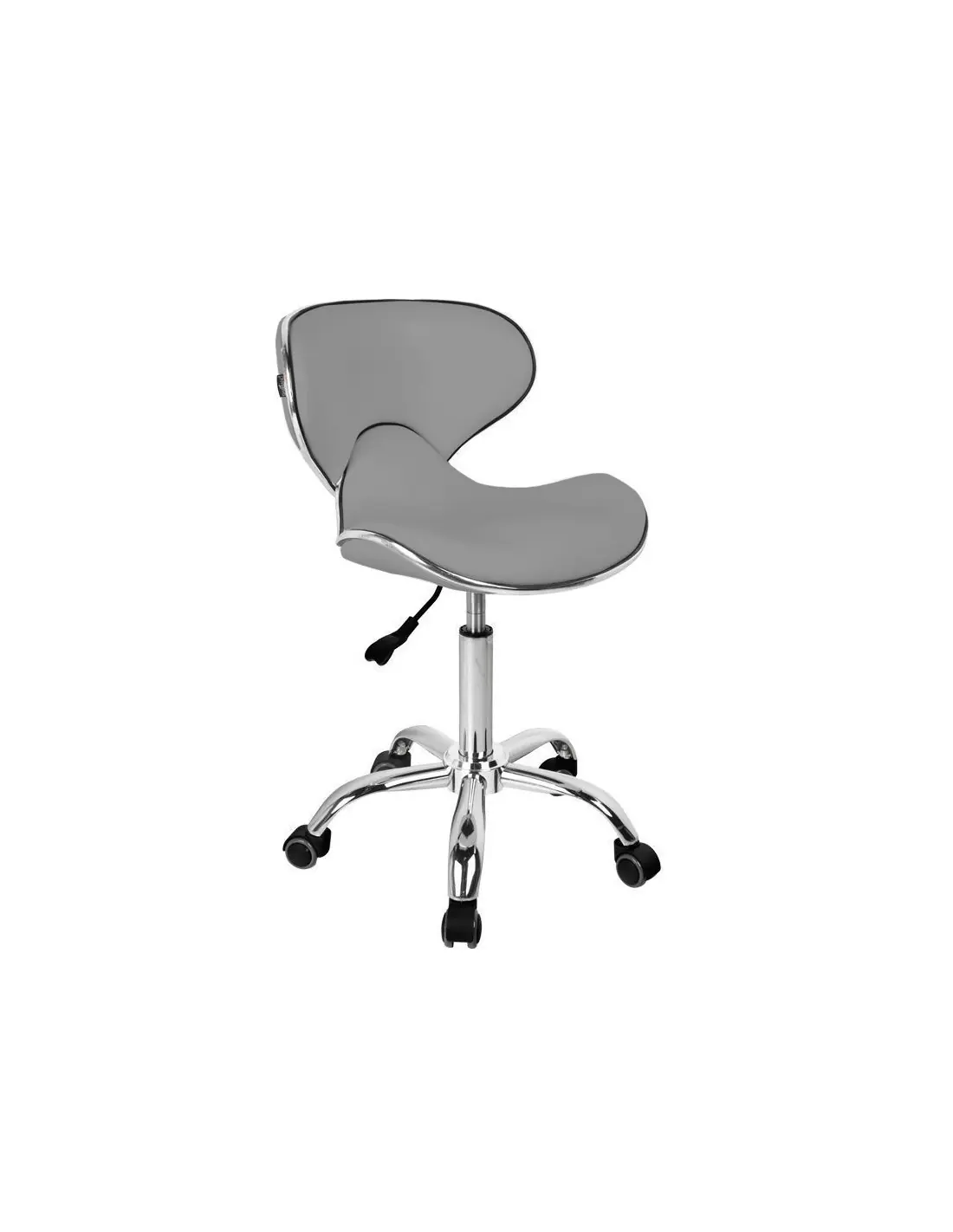 Tabouret à roulettes Q-4599 GRIS
