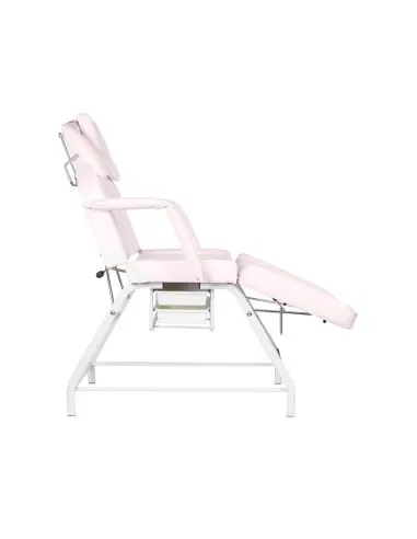 Sillón de tratamiento de pestañas rosa Ivette 