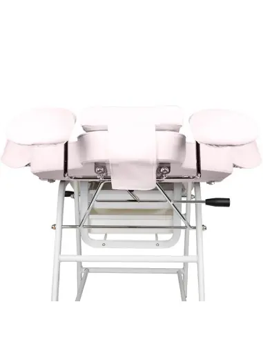 Sillón de tratamiento de pestañas rosa Ivette 
