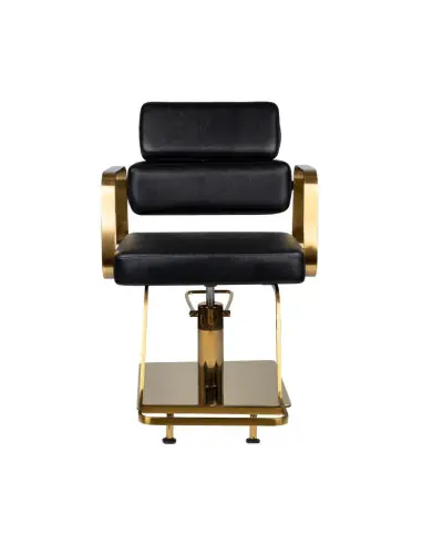 Porto gold black hairdressing chair {attributes}