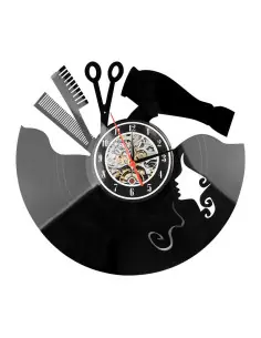 Friseursalon Uhr Dekor q-102