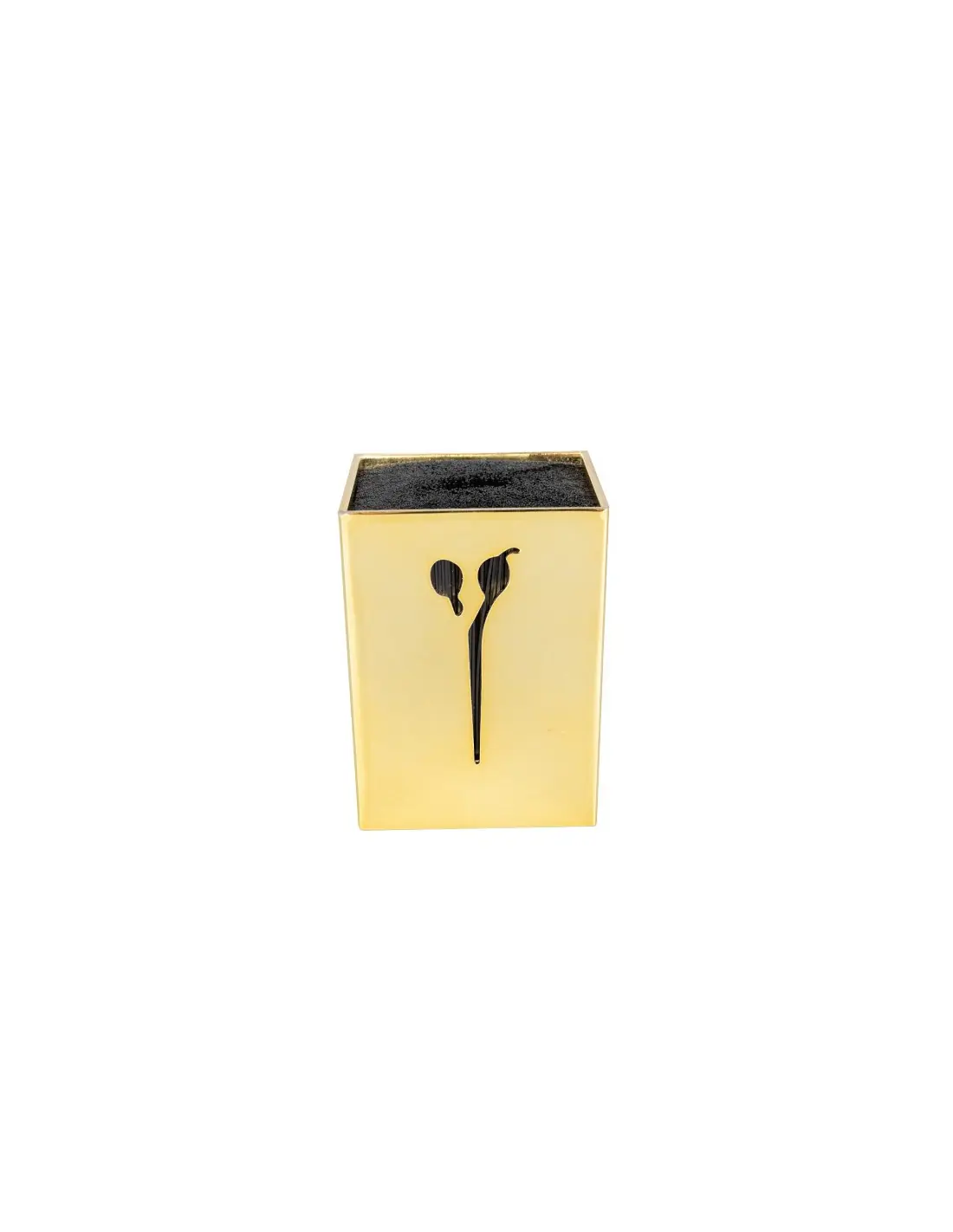 Support pour ciseaux de coiffure or lot de 2 