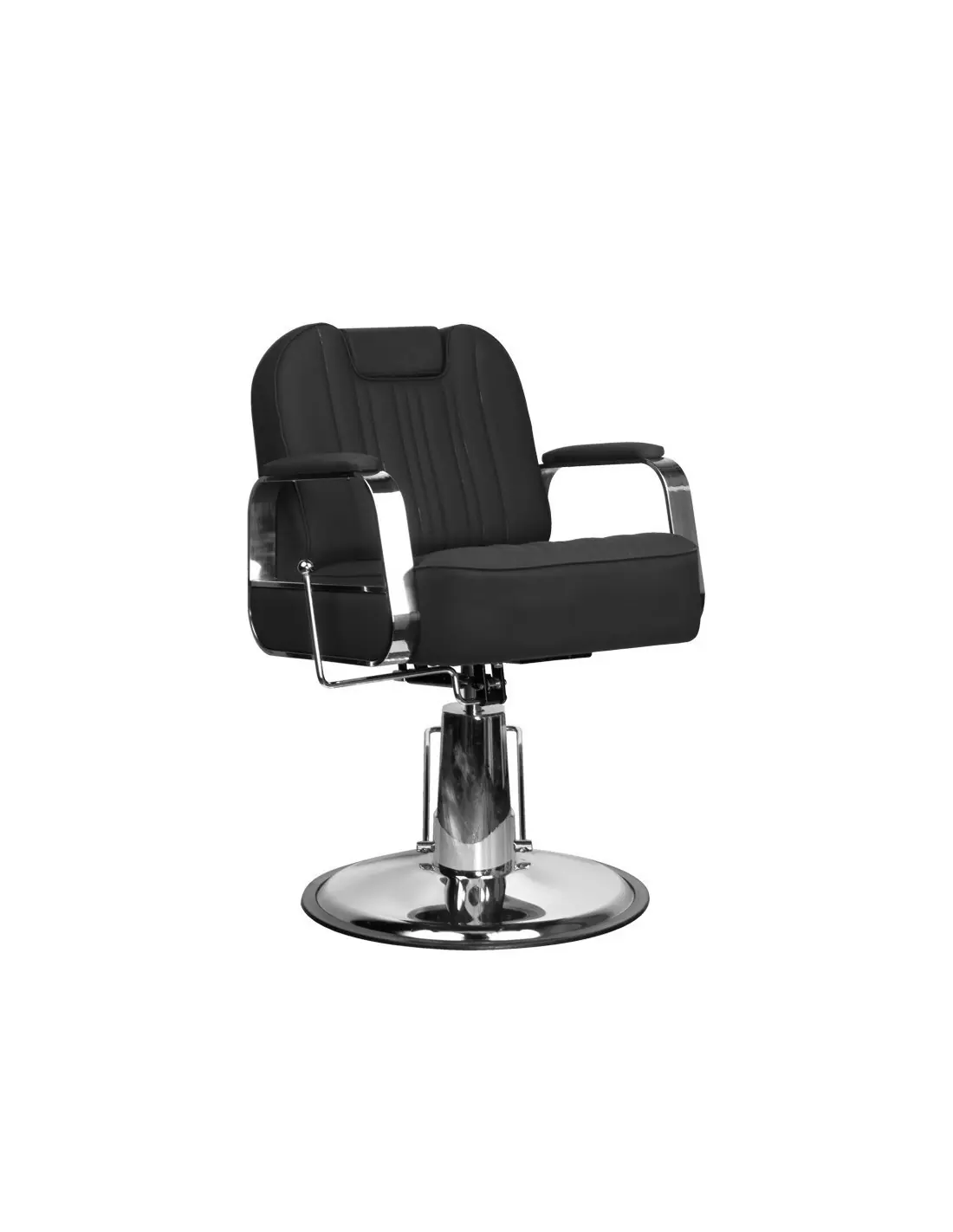 RUFO schwarzer Friseurstuhl {attributes}