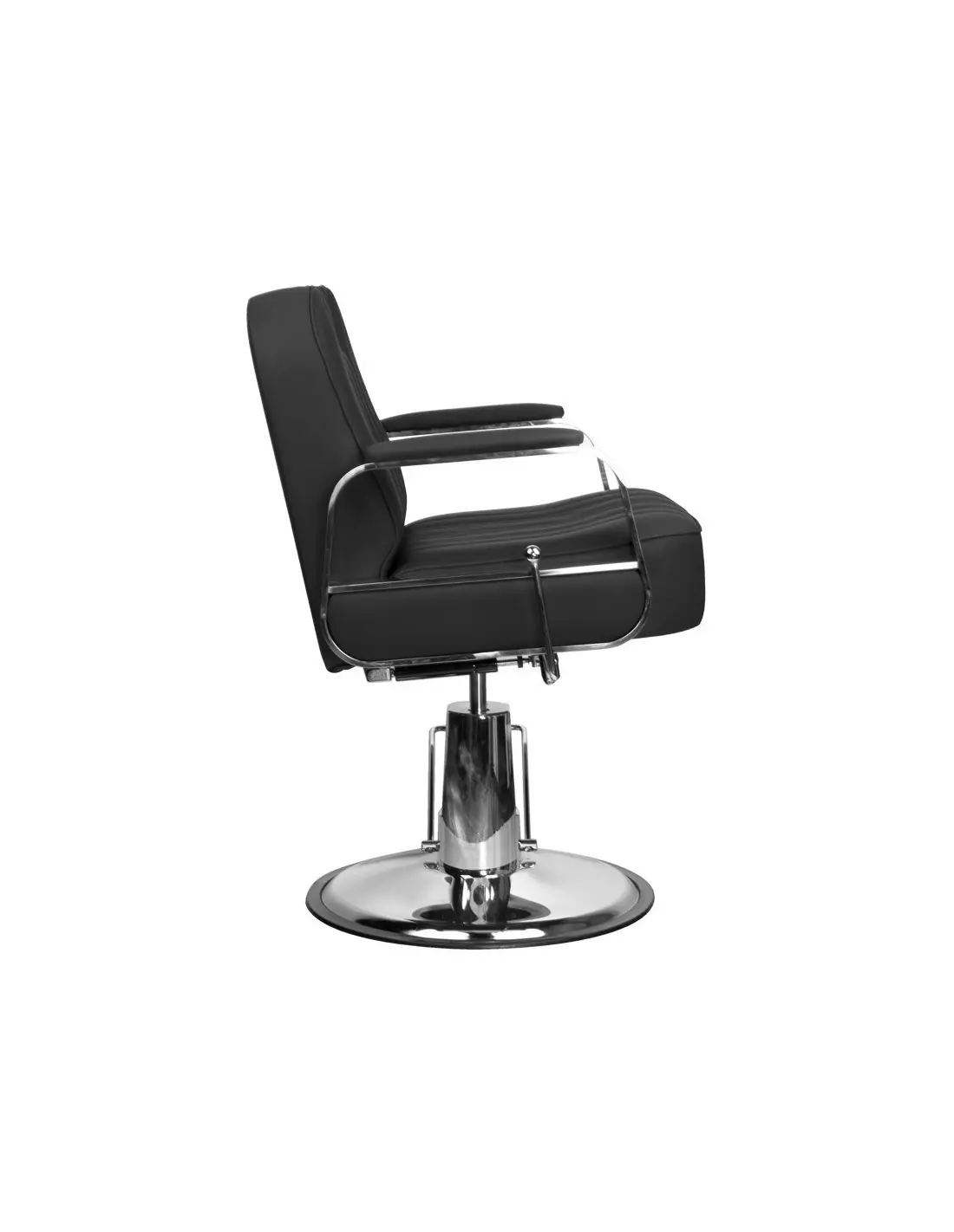 RUFO schwarzer Friseurstuhl {attributes}