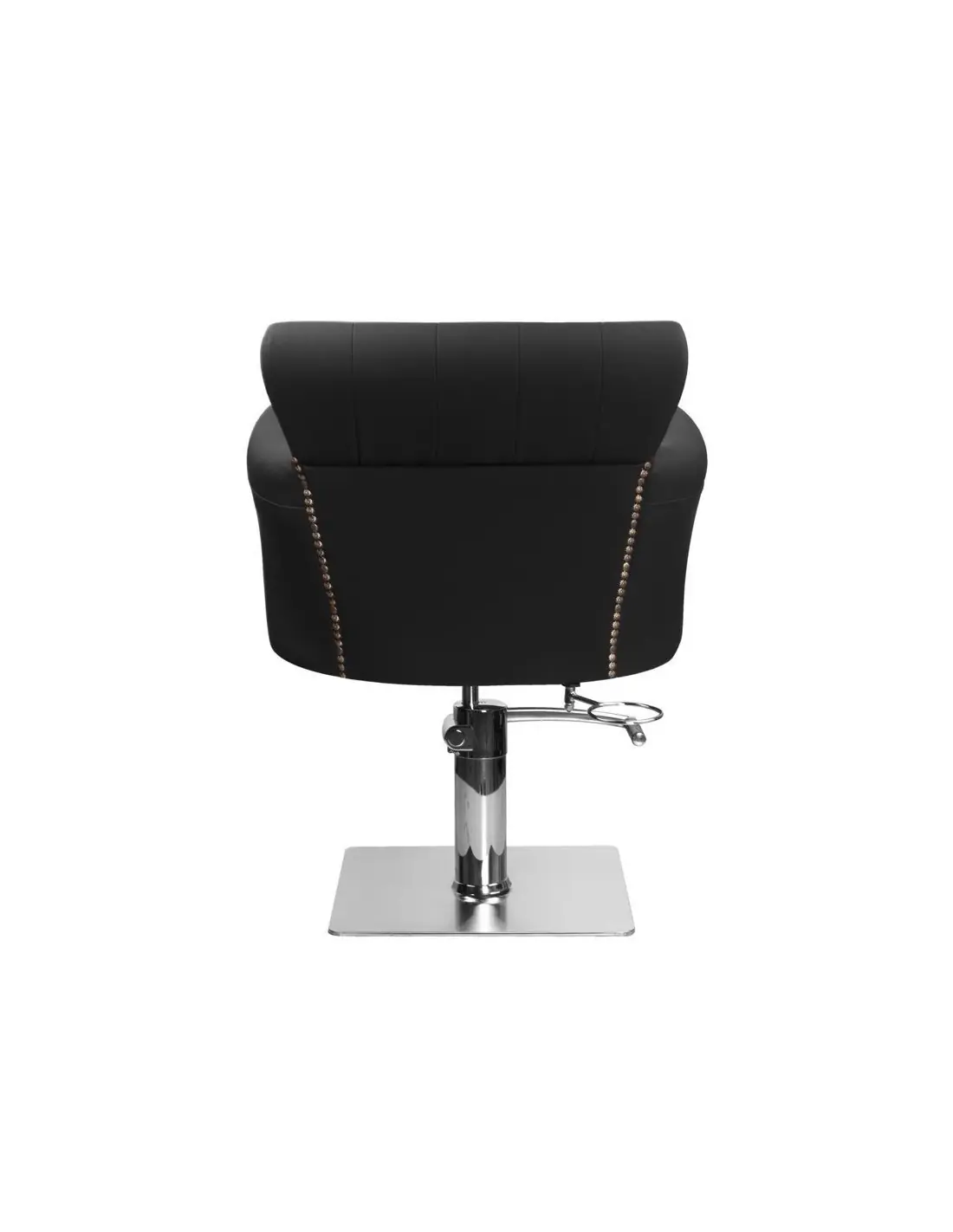 Sillón de peluquería acolchado alberto negro 