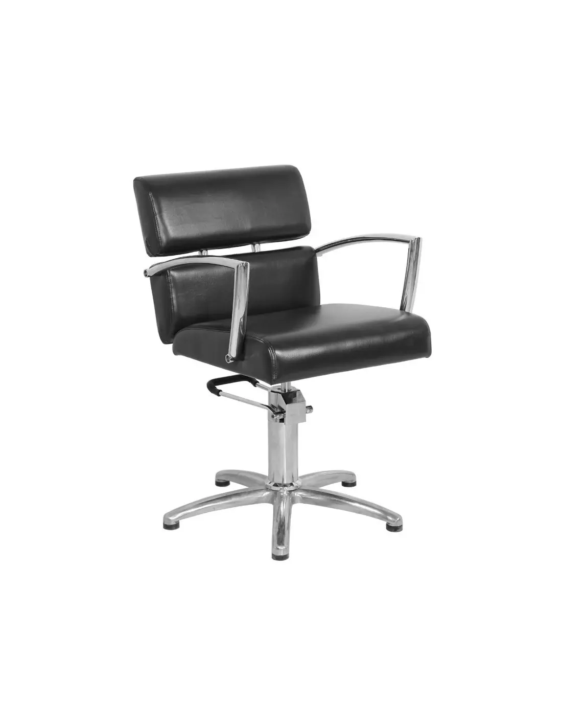 Brussels black hairdressing chair {attributes}