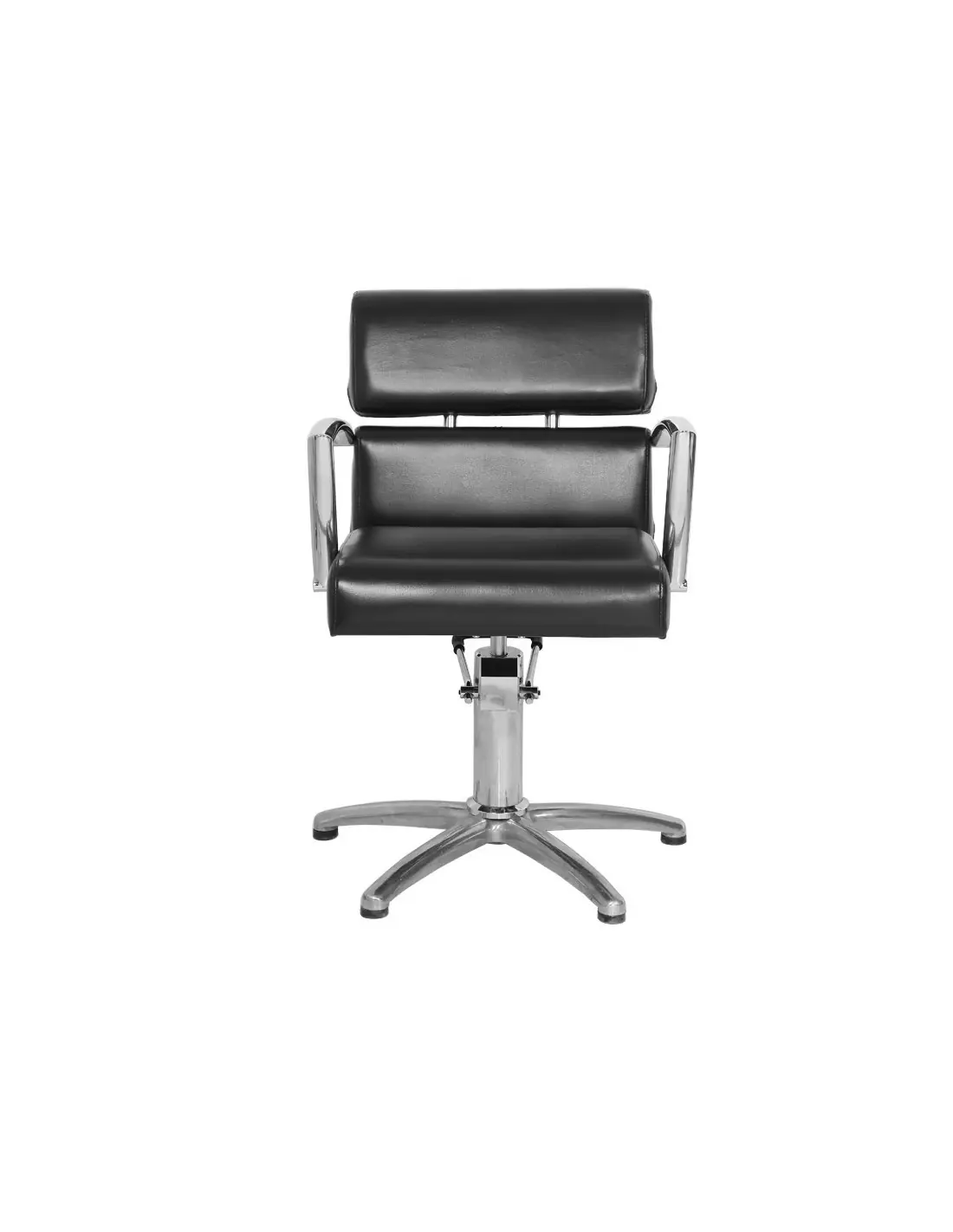 Brussels black hairdressing chair {attributes}