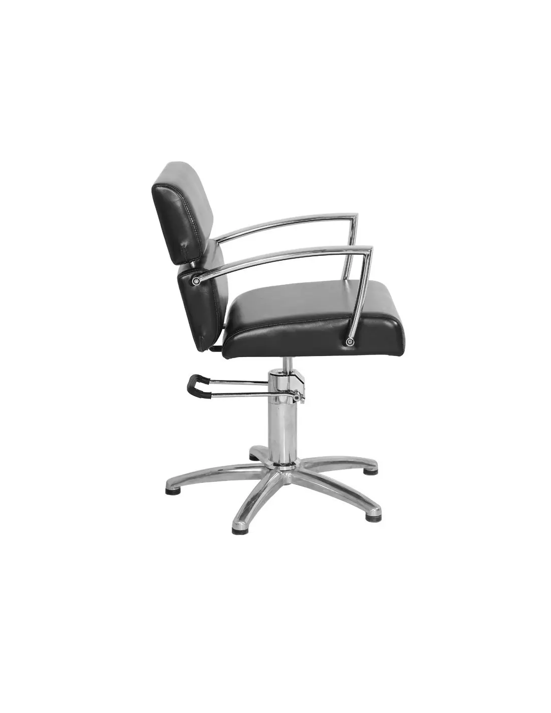 Brussels black hairdressing chair {attributes}
