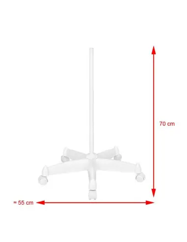 Lupa LED Moonlight 8013/6" weiß mit Stativ