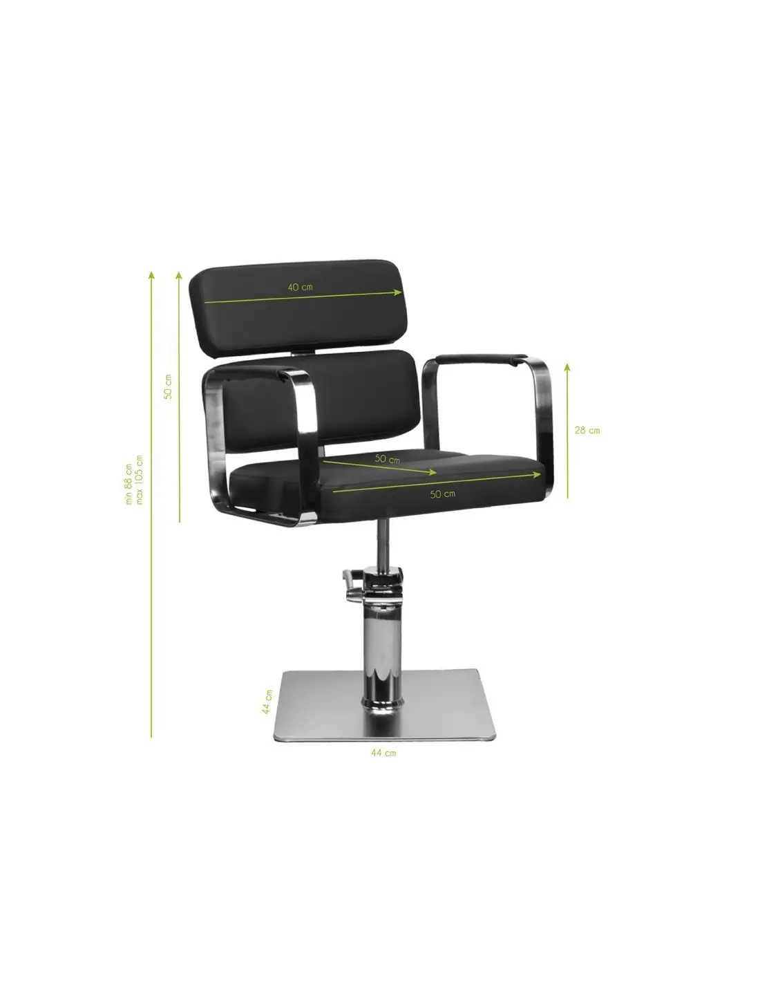 Poltroncina nera Porto 