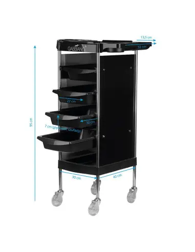 Carrello da parrucchiere per colorare e conservare-125867 