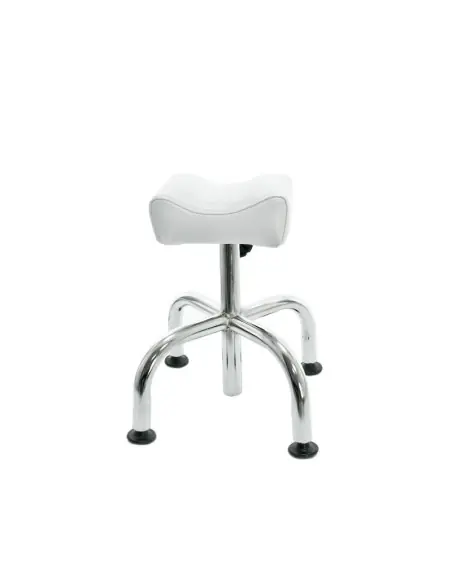 Taburete con ruedas 104606 Taburete con ruedas am-5012c blanco