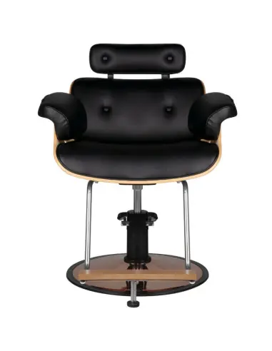 Florence black walnut hairdressing chair {attributes}
