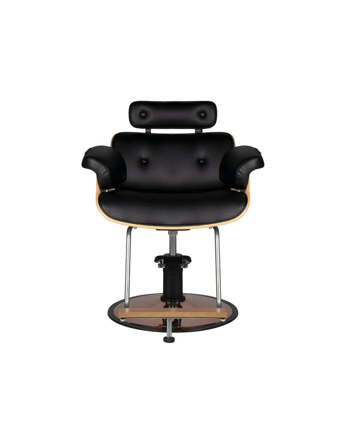 Florence black walnut hairdressing chair {attributes}