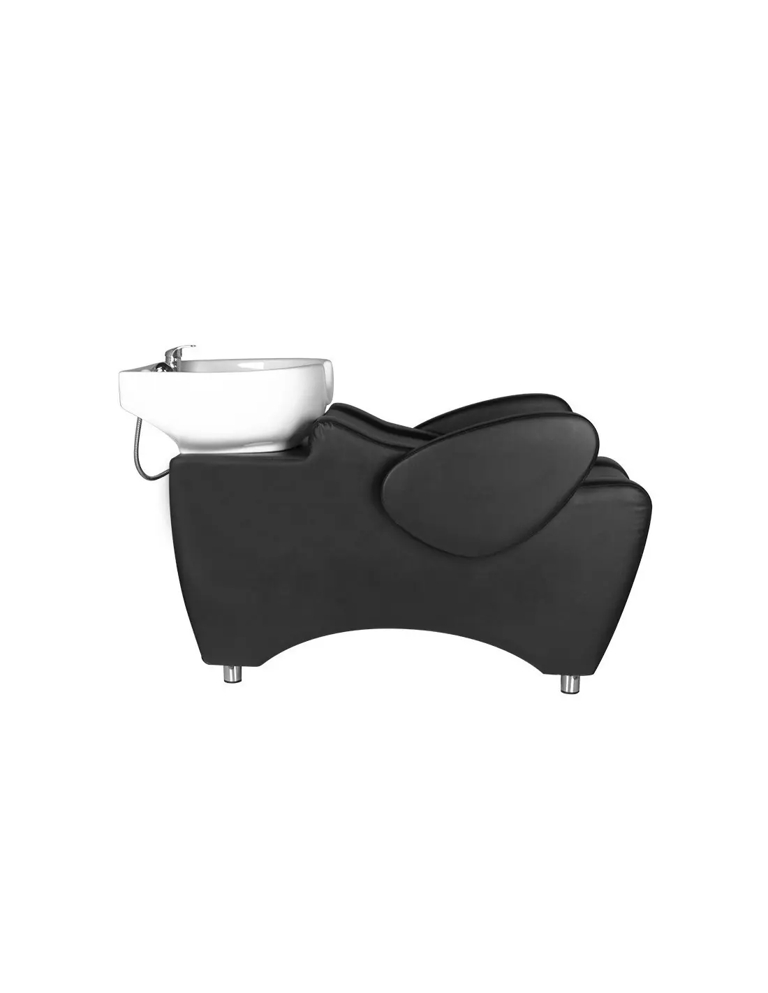 Zwarte shampoobak 