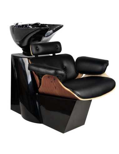 Contenitore per shampoo Florence nero M 