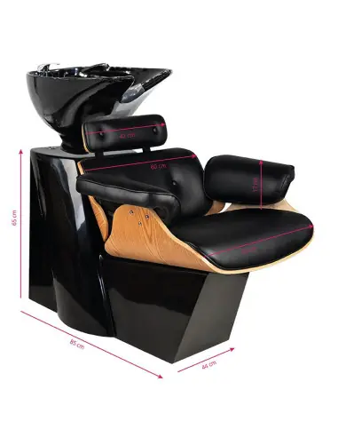 Florence black shampoo basin M