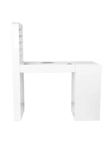 Tables Manucures 132080 BUREAU COSMETIQUE 310 BLANC GAUCHE
