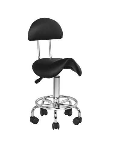 6001 BLACK Rolling Stool