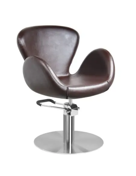 FAUTEUIL DE COIFFURE AMSTERDAM MARRON 