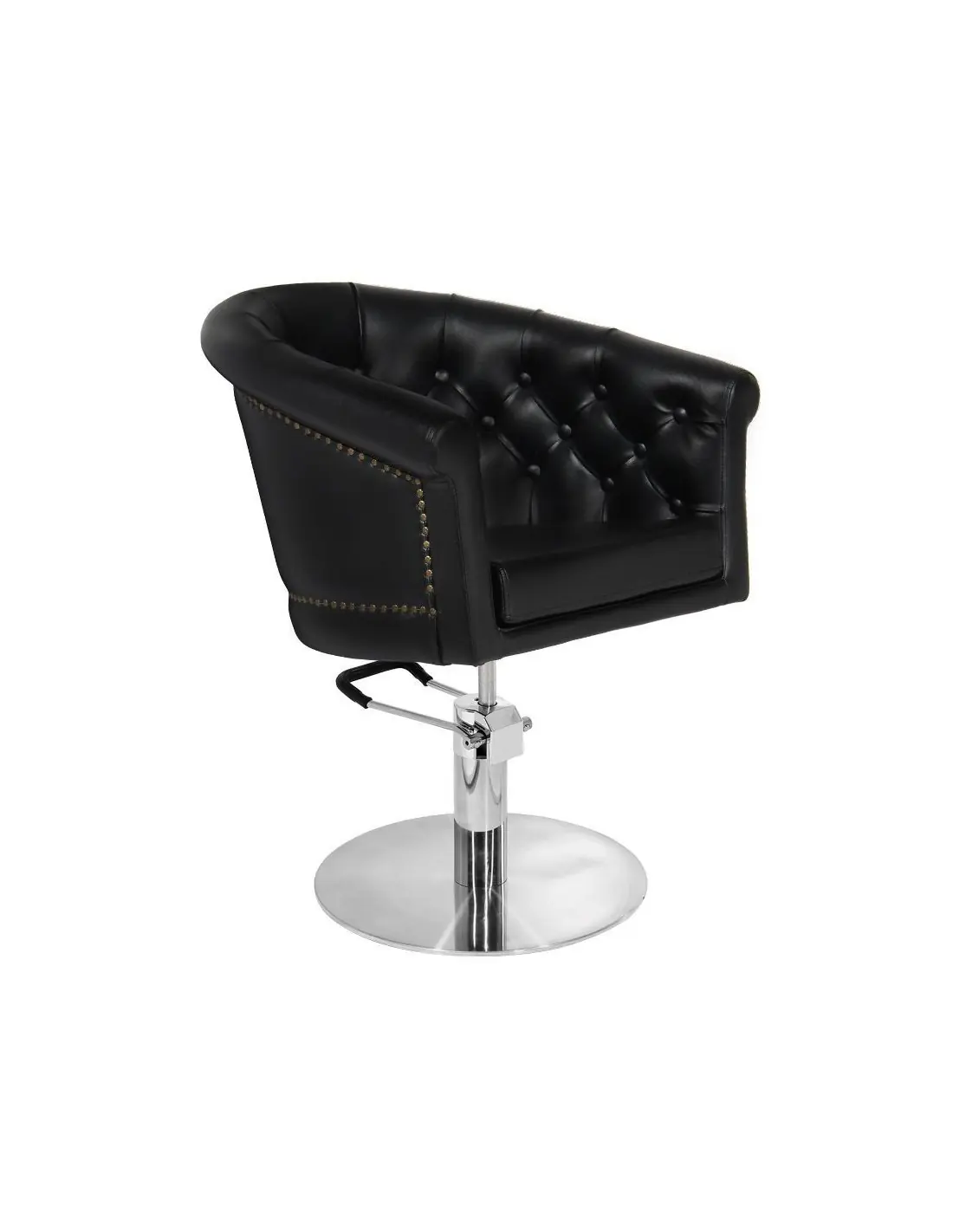 London schwarzer Friseurstuhl {attributes}