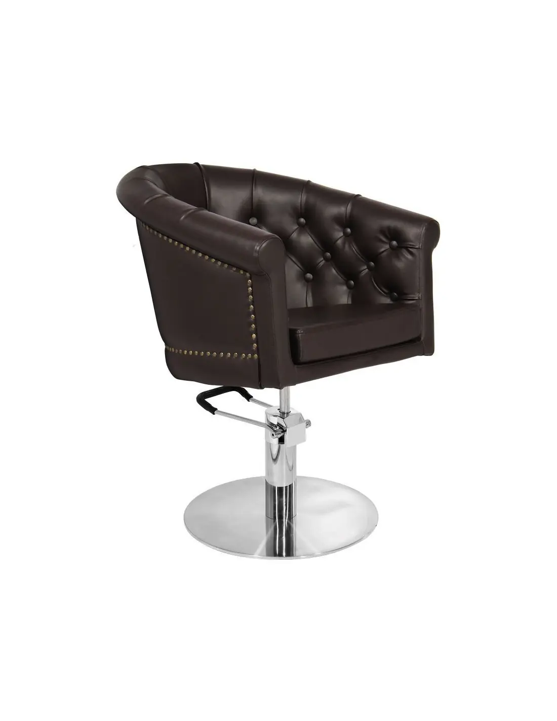 London brauner Friseurstuhl {attributes}