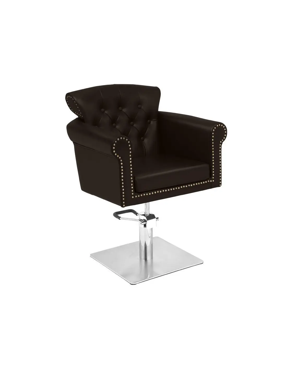 FAUTEUIL DE COIFFURE BERLIN MARRON 