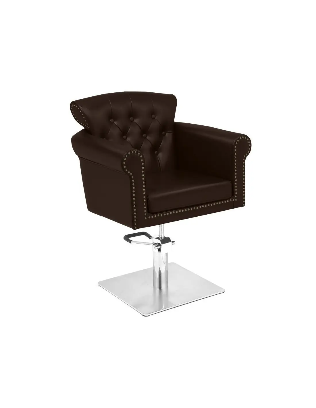 FAUTEUIL DE COIFFURE BERLIN MARRON 