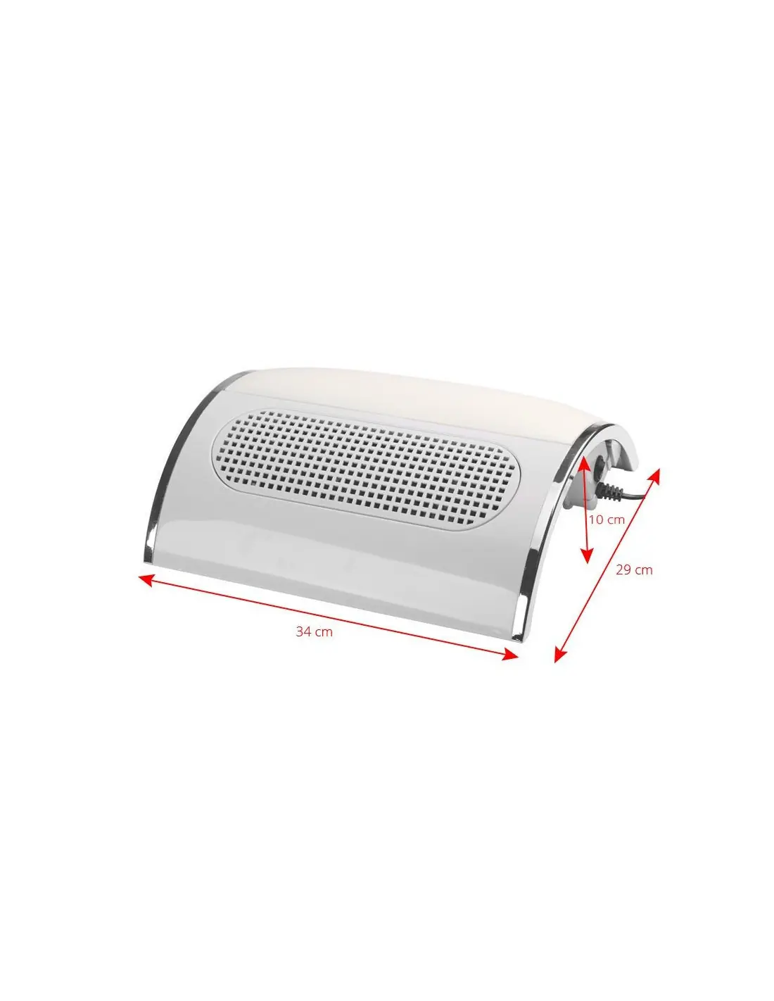 Aspirateur manucure 113925 AMORTISSEUR DE POUSSIÈRE VENT 585 BLANC