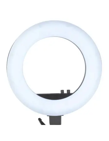 Ring Light professionnelle 119781 ANNEAU DE LUMIÈRE 18" 48W NOIR LED + TRÉPIED