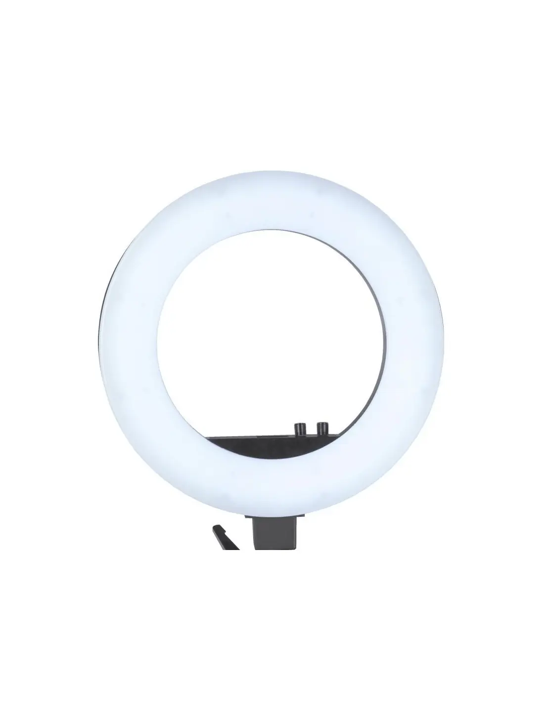 Ring Light professionnelle 119781 ANNEAU DE LUMIÈRE 18" 48W NOIR LED + TRÉPIED