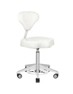 Tabouret cosmetique azzurro 156f bump-up blanc