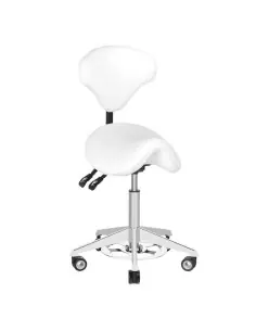 Tabouret cosmetique azzurro 037f bump-up blanc