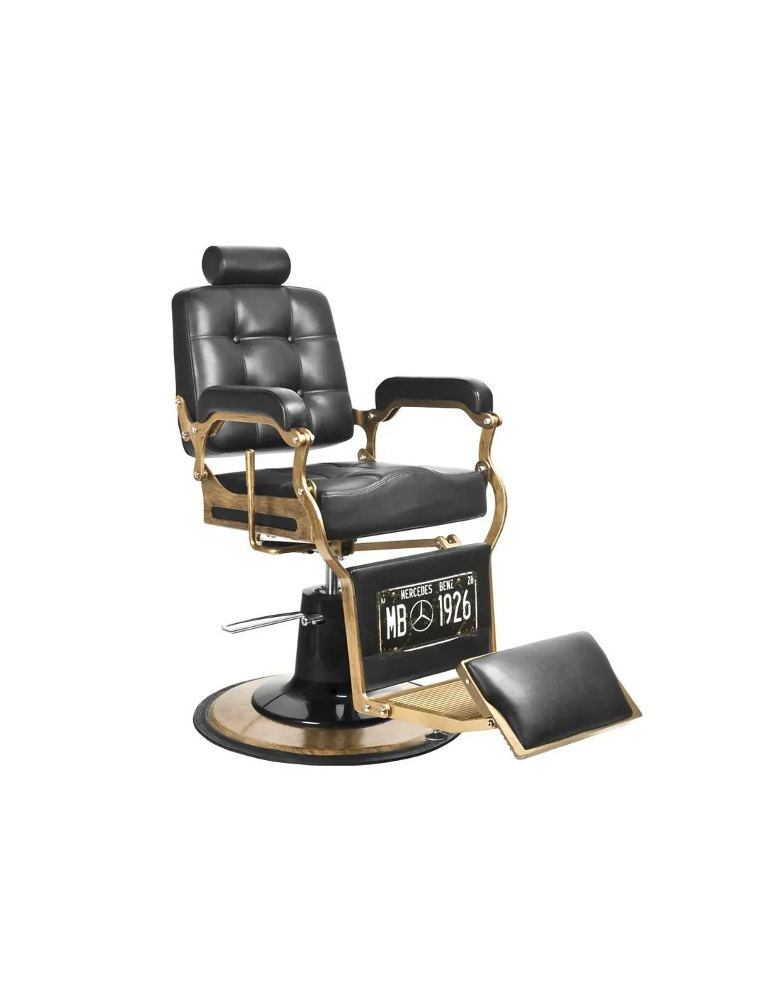 Poltrona da barbiere BOSS Obsidian – Nero intenso e Performance Pro