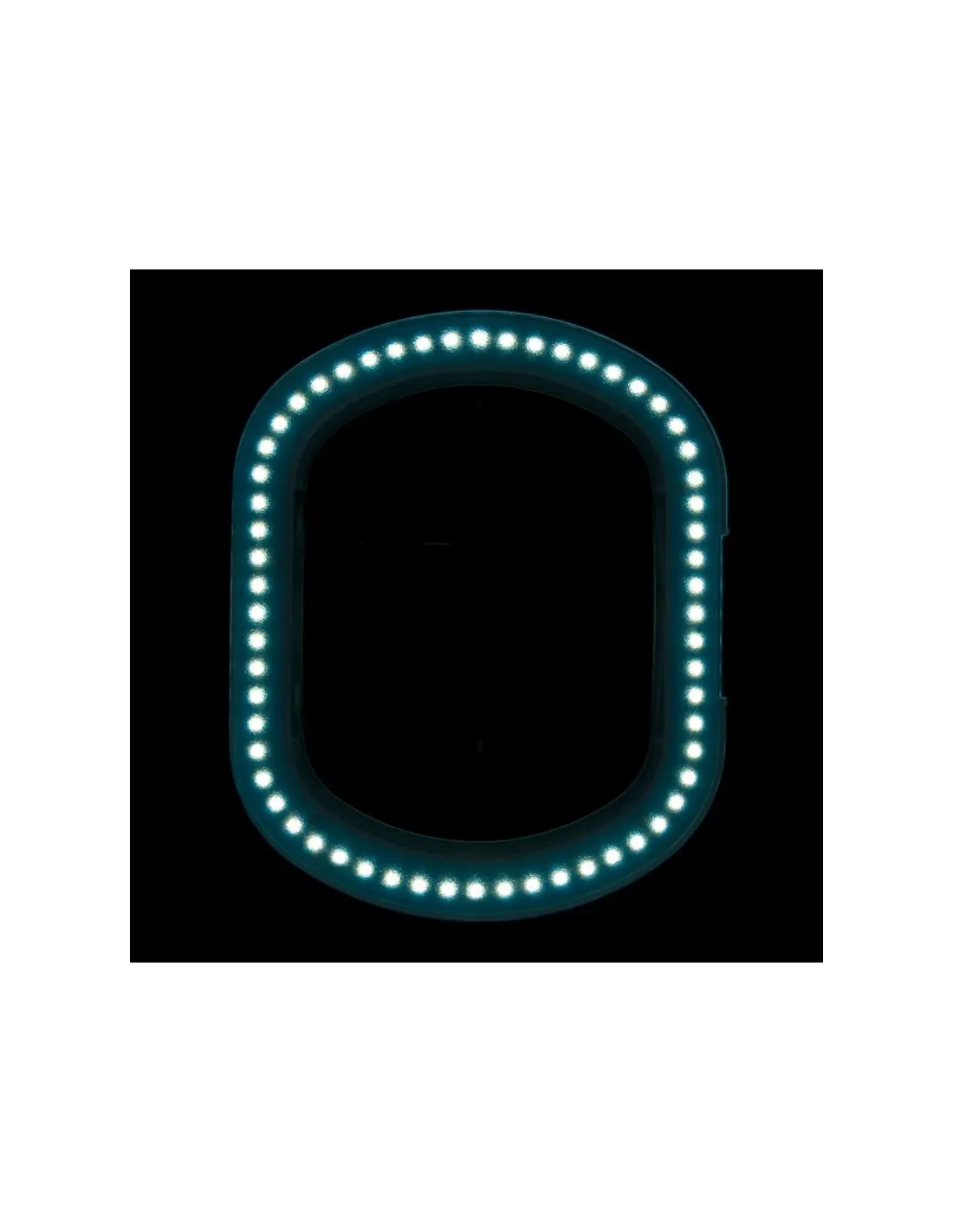 Lupa elegante 6028 lampada 60 led smd 5d con supporto regolatore intensità luminosa 