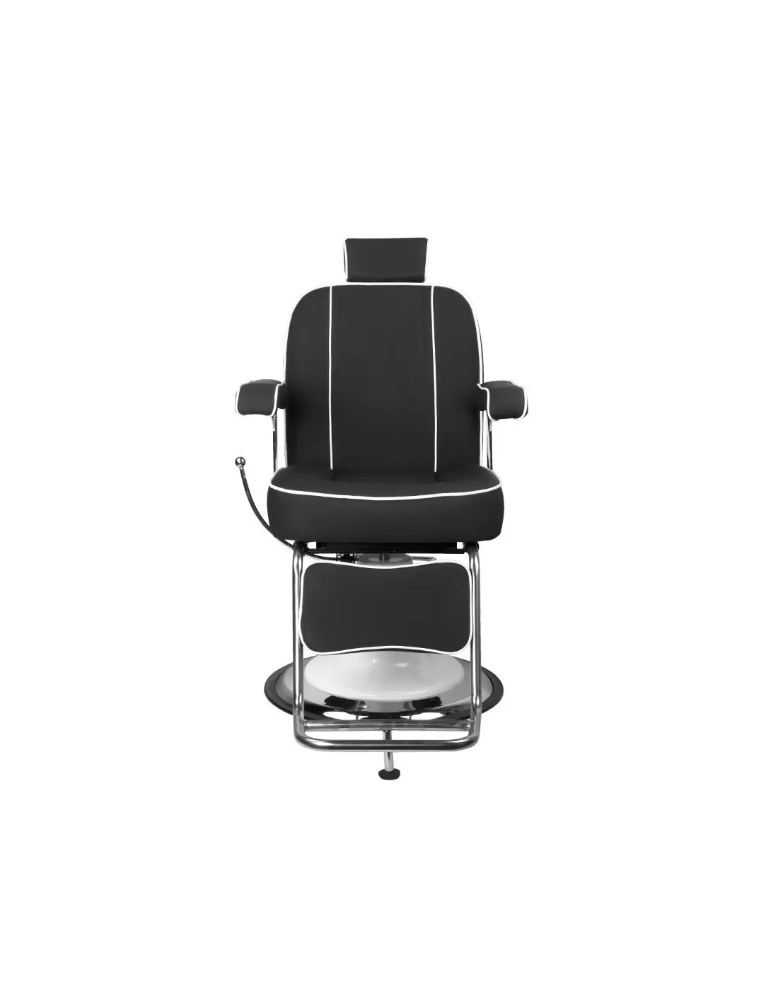 Fotel fryzjerski AMADEO BLACK – styl vintage i profesjonalna ergonomia