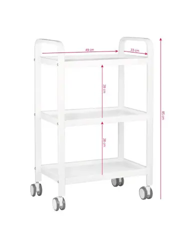 HS09 weißer Kosmetiktisch
