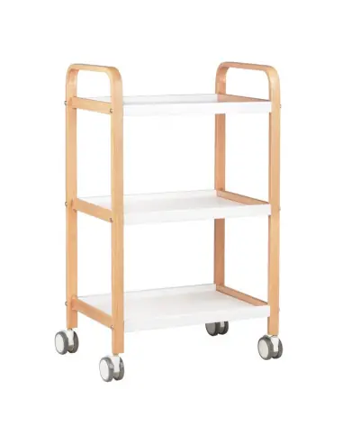 HS09 Kosmetiktisch aus Holz - weiß