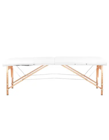 Associate Article 126965 STÓŁ SKŁADANY DO MASAŻU WOOD KOMFORT 2 SEGMENTOWE WHITE