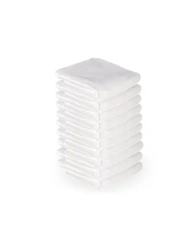 Microfiber towel 73x40cm 10pcs white