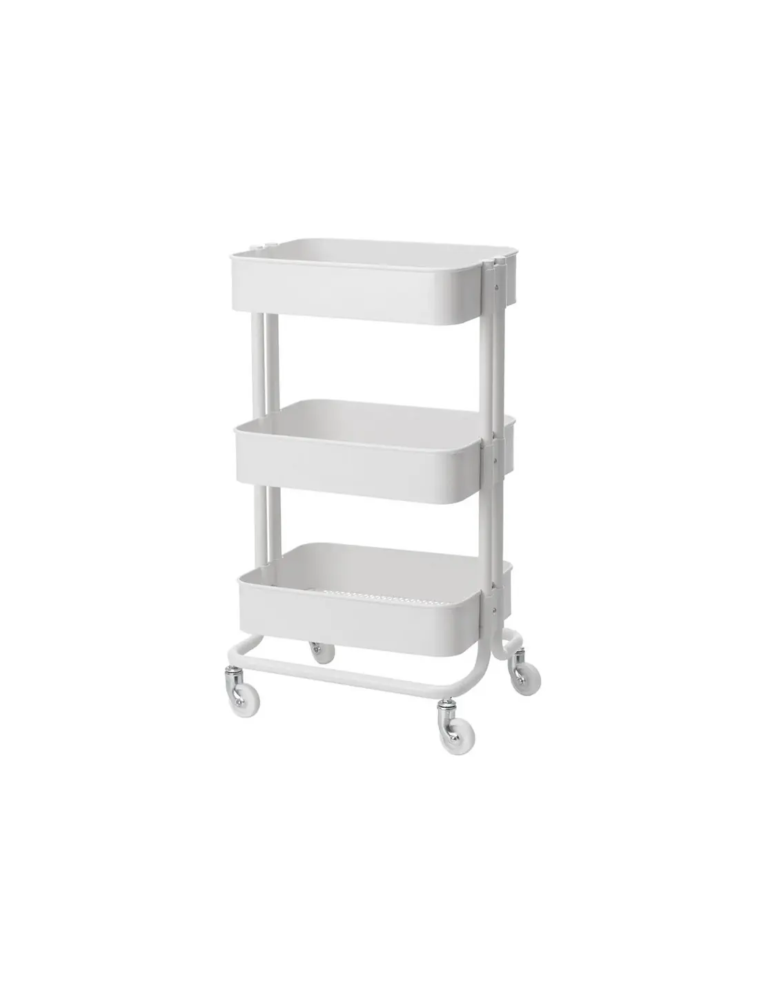 Table - chariot cosmetique hs05 blanc 