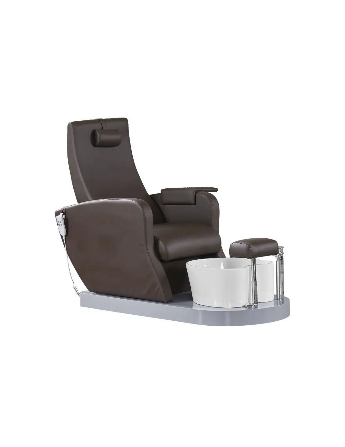 Fauteuil Pédicure Spa Massant 127546 Fauteuil spa pour pédicure marron