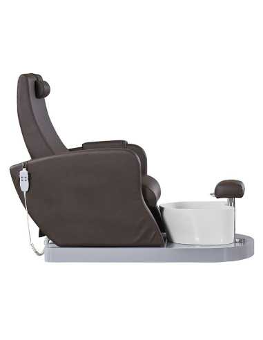Fauteuil Pédicure Spa Massant 127546 Fauteuil spa pour pédicure marron